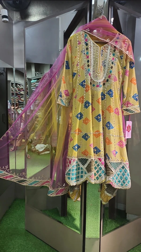 Anarkali kurti